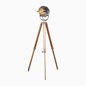 20th Century English Strand Electric Theatre Lamp on a Tripod Stand