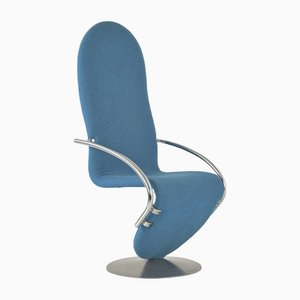 Chaise à Dossier Haut Série 1-2-3 par Verner Panton pour Fritz Hansen, Danemark, 1973