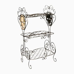 Vintage French Decorative Planter Stand, 1950s