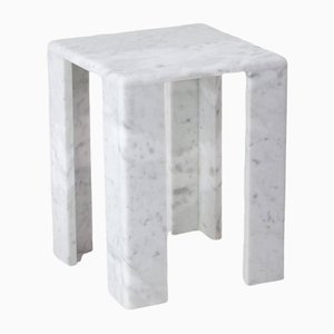 Tavolino Chunky02 in marmo di Carrara di Nicola Di Froscia per DFdesignlab
