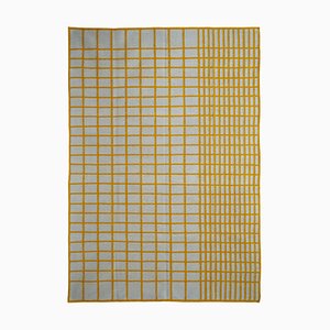 Yellow Grid Kilim by Paolo Giordano for I-and-I Collection