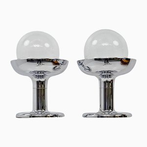 Cosack Chromed Table Lamps, 1970s, Set of 2