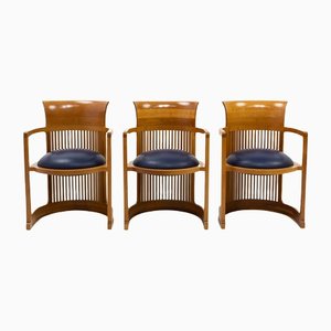 Barrel Stuhl von Frank Lloyd Wright für Cassina, 1980er