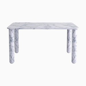 Medium White Marble Sunday Dining Table by Jean-Baptiste Souletie