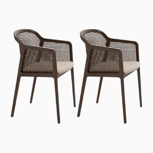 Little Canaletto Beige Vienna Armchair by Colé Italia, Set of 2