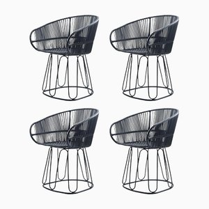 Black Circo Dining Chair by Sebastian Herkner, Set of 4