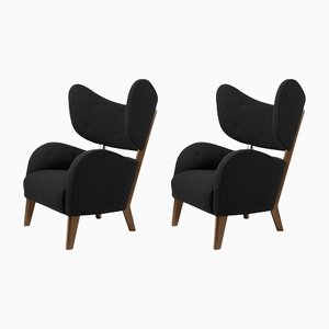 Poltrona My Own Chair di Raf Simons Vidar nera di By Lassen, set di 2