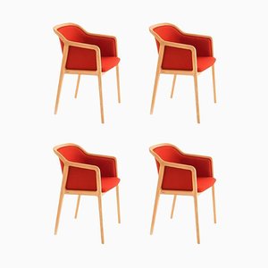Little Chili Vienna Soft Armchairs by Colé Italia, Set of 4