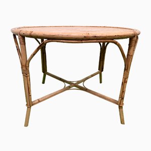 Table Ronde Vintage en Bambou, Italie