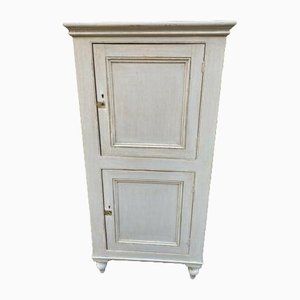 Antique French Painted Pantry Housekeepers Cupboard, 1870s
