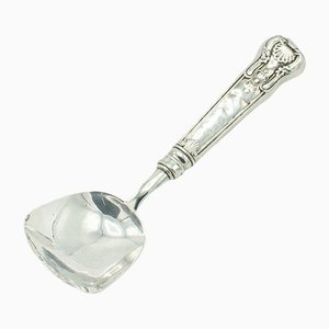 Antique Georgian English Sterling Silver Sugar Spoon, 1780