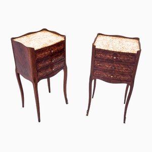 French Bedside Tables, 1940s, Set of 2