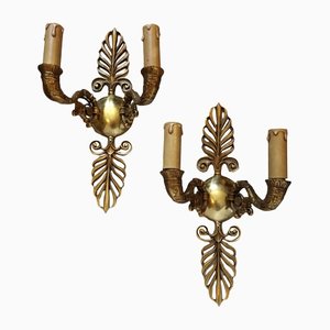 Empire Style Bronze Applics, France, Set of 2