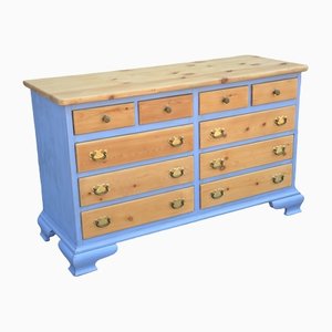 French Lacquered Chest in Fir Wood