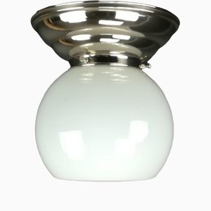 Chrome-Plated Brass Ceiling Lamp