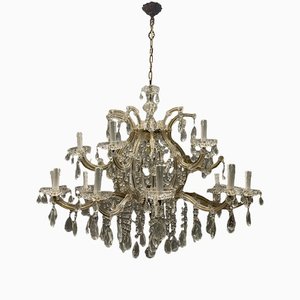 Large Italian Crystal Chandelier