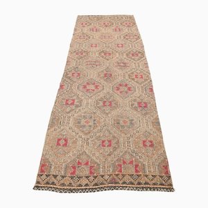 Tapis Kilim Runner en Laine Marron