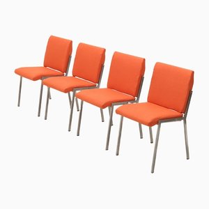 Stühle mit rotem Bezug von Gianni Moscatelli für Formanova, 1970er, 4er Set