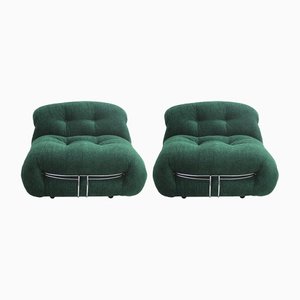 Sillones Soriana de Tobia Scarpa para Cassina, años 60. Juego de 2