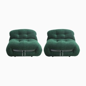 Soriana Lounge Chairs by Tobia Scarpa for Cassina, 1960s, Set of 2
