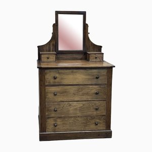 English Pitch Pine Dressing Table, 1930s