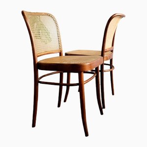 Model 811 Chairs by Josef Hoffmann for Ton, 1970s, Set of 2