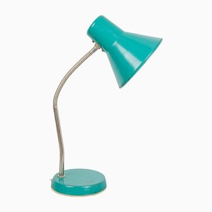 Turquoise Gooseneck Table Lamp, 1960s