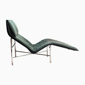 Leather Chaise, 1970s