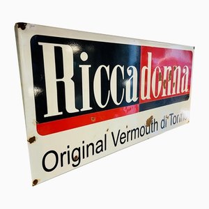 Outdoor Spumante Vermouth Riccadonna Sign, 1960s