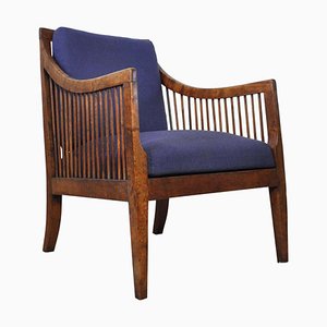 19th Century Danish Walnut Bergère Chair