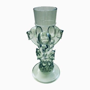 20th Century Italian Intricate Art Glass Vase