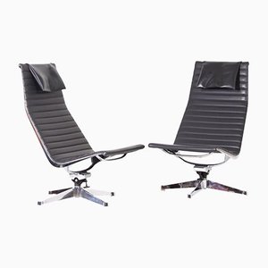 Easy Chairs Ea 121 by Charles & Ray Eames for Herman Miller, 1960s, Set of 2