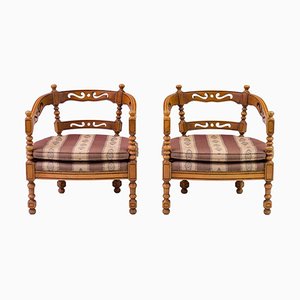 Giorgetti Gallery Armchairs, Set of 2