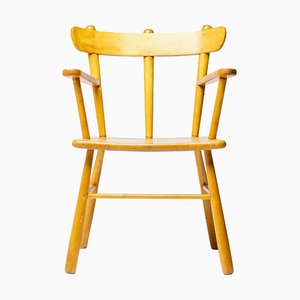 Danish Solid Birch Arm Chair