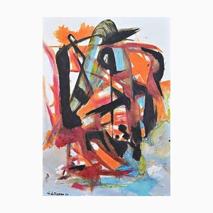 Giorgio Lo Fermo, Abstract Expression, Original Oil on Canvas, 2022