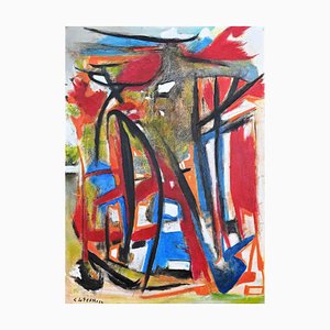 Giorgio Lo Fermo, Abstract Expression, Original Oil on Canvas, 2022