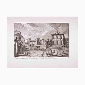 Giuseppe Vasi, Church of S. Giorgio, Original Etching, Late 18th-Century