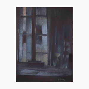 Bernadette Kelly, The Window in the Night, Mixed Media, 1980er