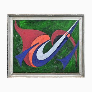 Giorgio Lo Fermo, Hommage to Futurballa, Original Oil on Canvas, 2022