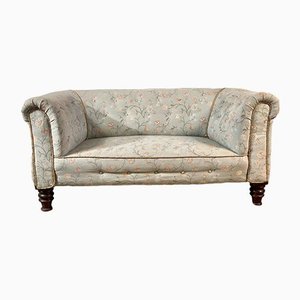 Antique Country House Mahogany Chesterfield Sofa, 1860s