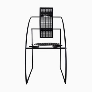 Steel and Metal Chairs Quinta by Mario Botta for Alias, Italy, 1985, Set of 10