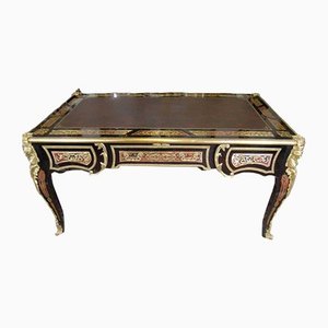 Large French Boulle Inlay Partners Writing Table Desks