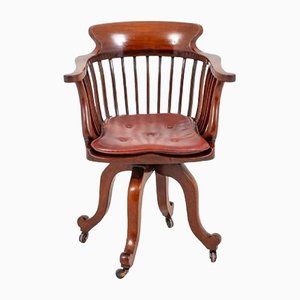 Chaise de Bureau Victorienne Antique, 1880