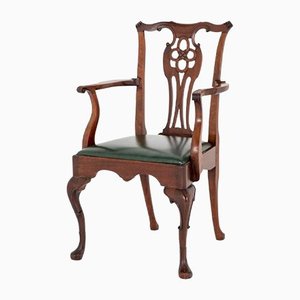 Fauteuil Chippendale en Acajou