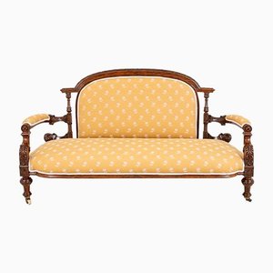 Antique Victorian Couch in Walnut, 1860