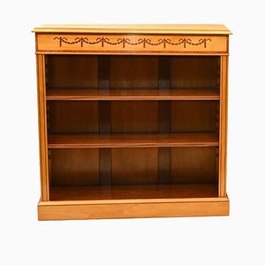 Regency Sheraton Satinwood Open Bookcase