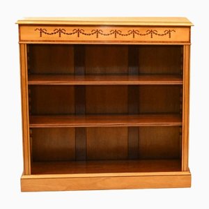 Regency Sheraton Satinwood Open Bookcase