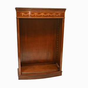 Regency Mahogany Open Bookcases with Adjustable Shelving, Set of 2