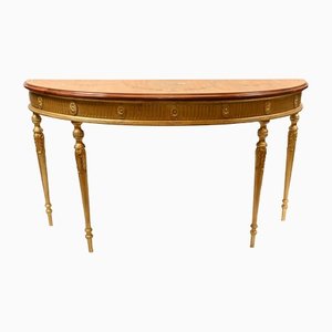 Regency Satinwood Console Table