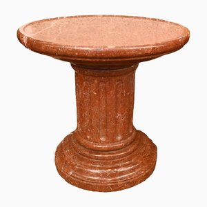 Mesa pedestal de mármol francés